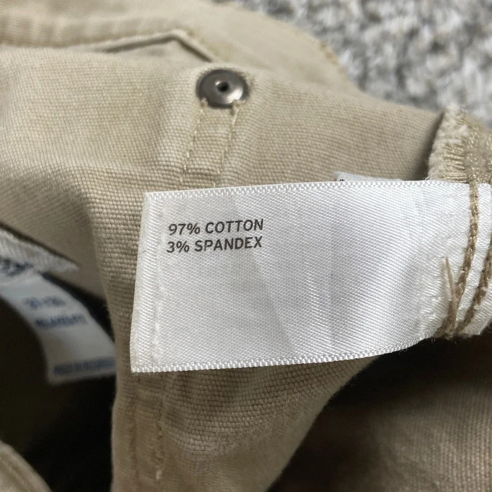 Duluth Flex Fire Hose Pants Mens 37x30 Tan Relaxed Fit Utility Workwear Cargo